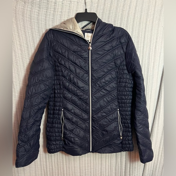 Laundry By Shelli Segal Jackets & Blazers - Laundry By Shelli Segal Dark Blue Puffer Jacket